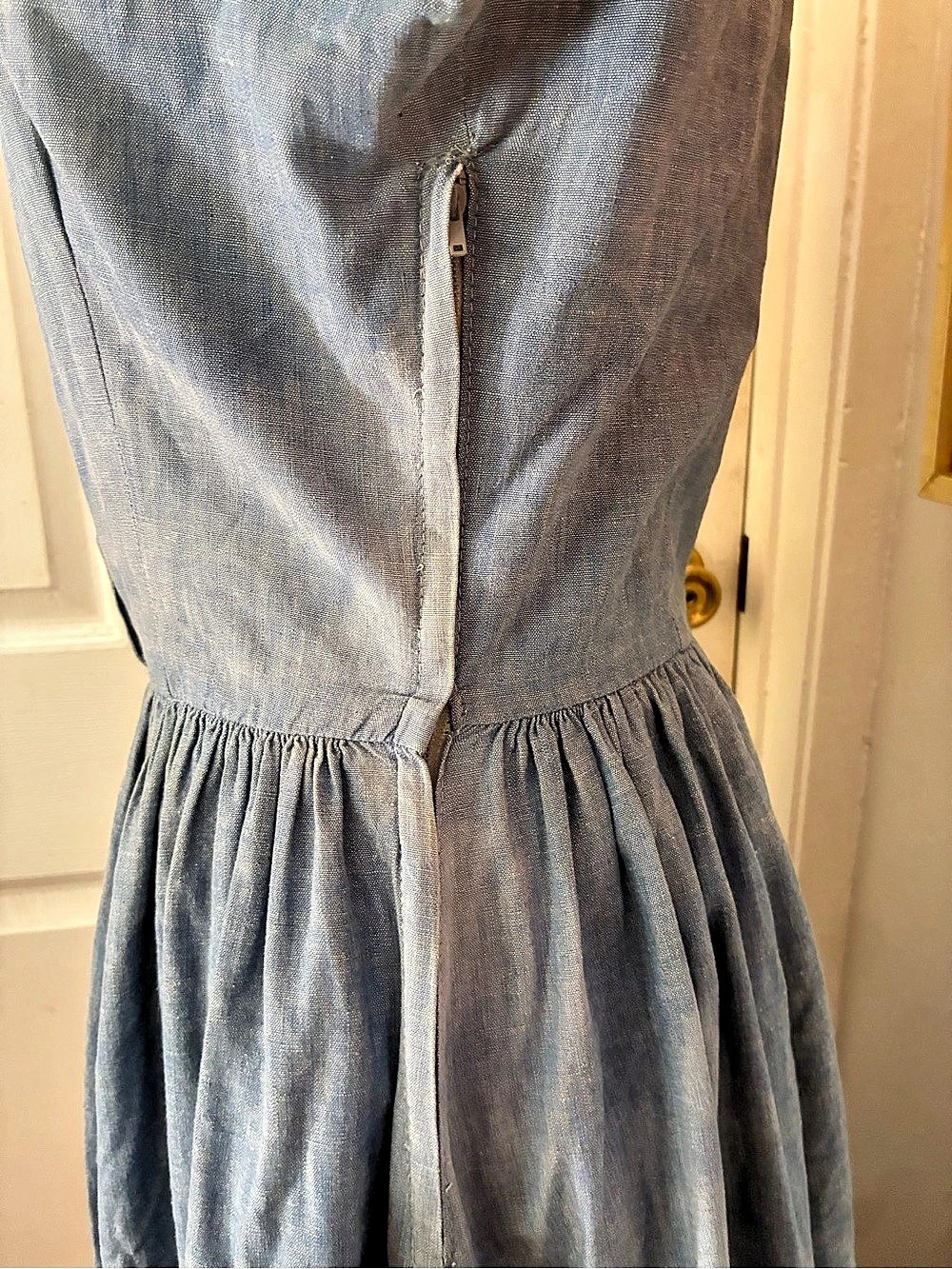 Ralph Lauren Women's Blue Midi Dress Size 10 - Picture 5 of 6